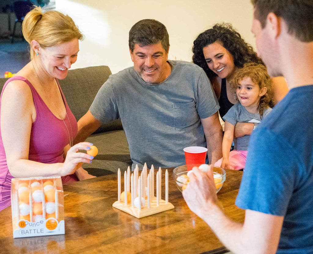 Bounce Battle Wood Edition Game Set: An Addictive Game of Strategy, Skill & Chance