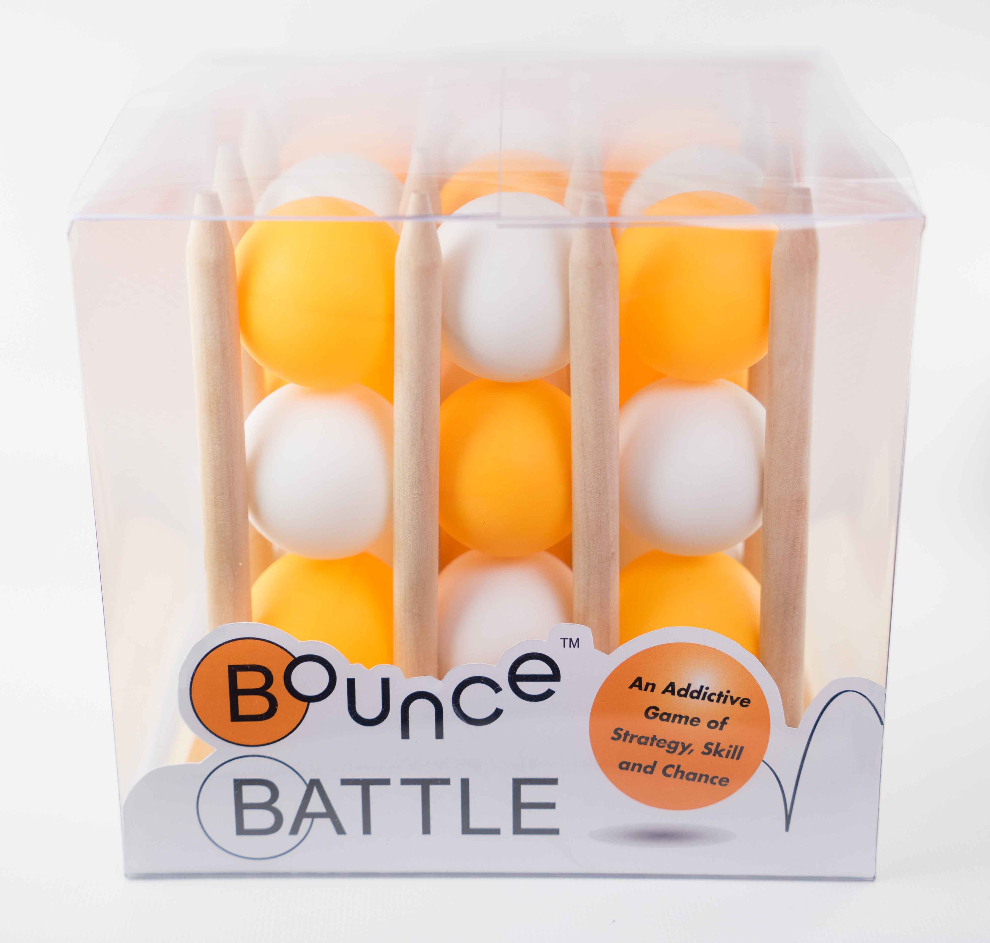 Bounce Battle Wood Edition Game Set: An Addictive Game of Strategy, Skill & Chance
