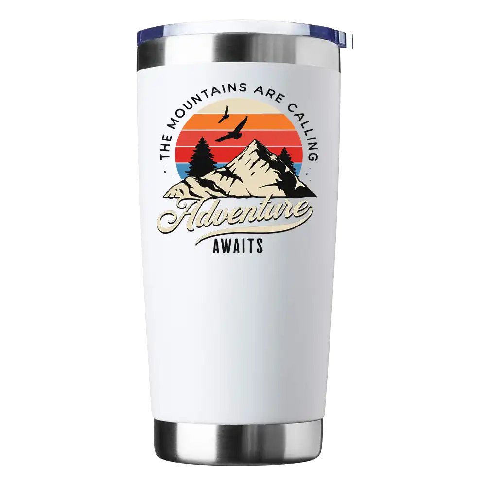 The Mountains Are Calling 20oz Insulated Vacuum Sealed Tumbler
