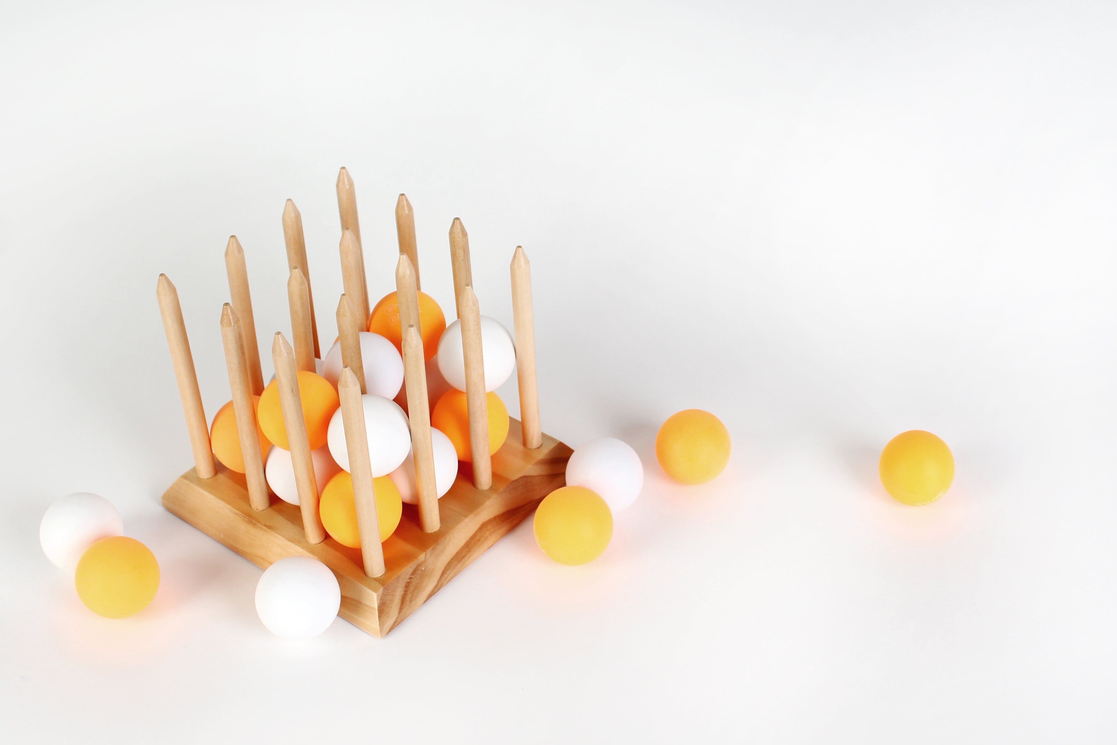 Bounce Battle Wood Edition Game Set: An Addictive Game of Strategy, Skill & Chance